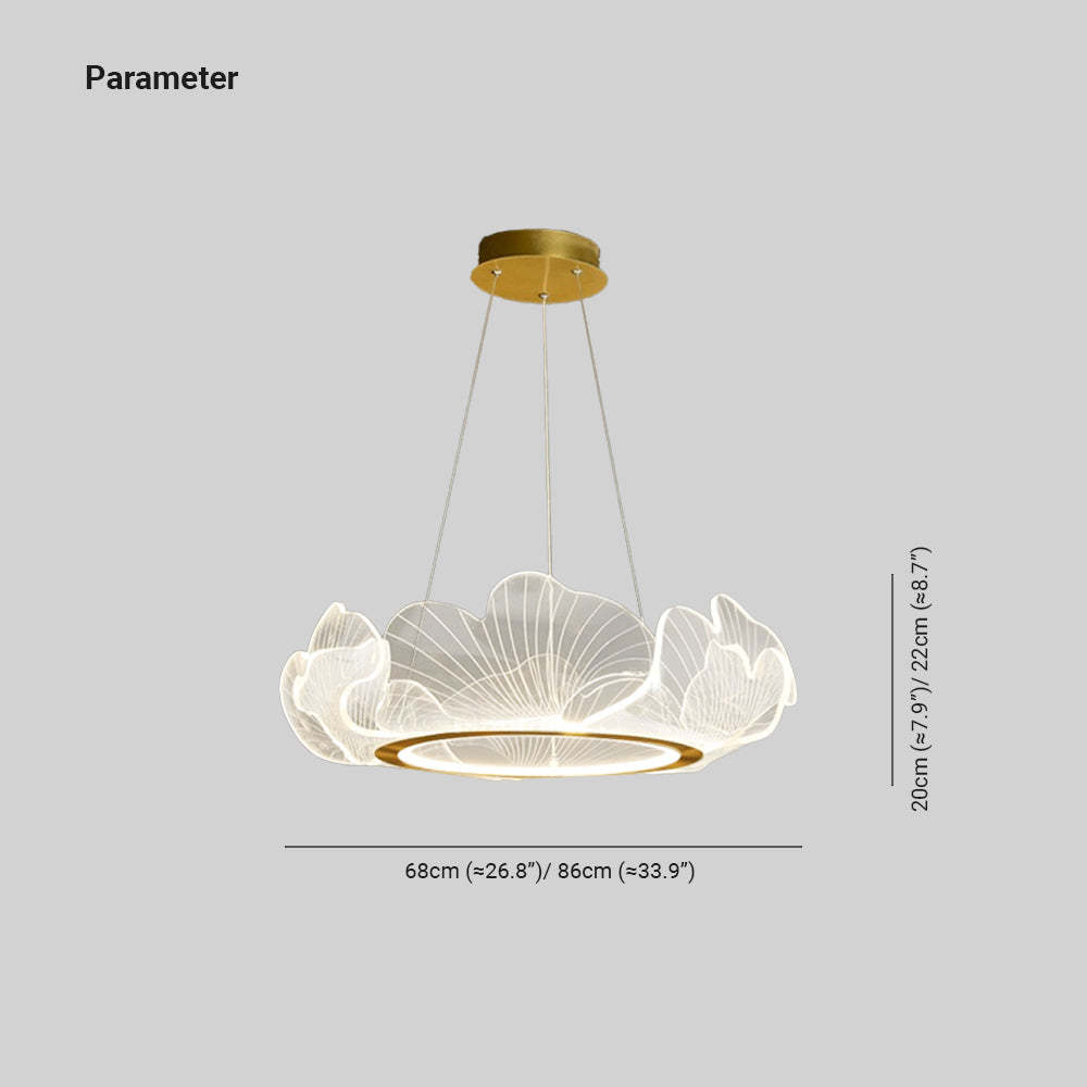 Marilyn Modern Blown Pendant Light dimensions