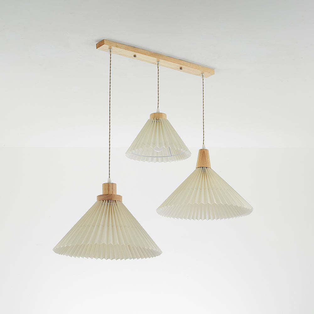 Three Ozawa Pendant Lights - Origami Style