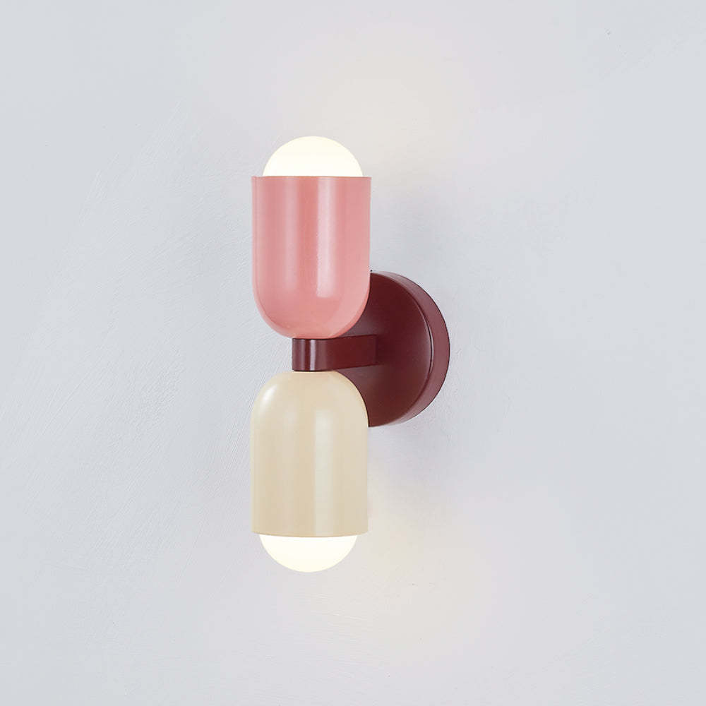 Pink Beige Morandi Wall Lamp: Modern Light Fixture