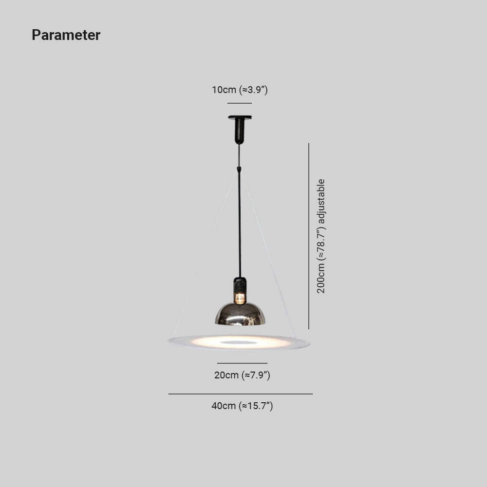Levi Pendant Light Dimensions, Adjustable Height