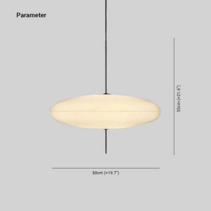 Leilani Nordic Modern Oval Single Pendant Light
