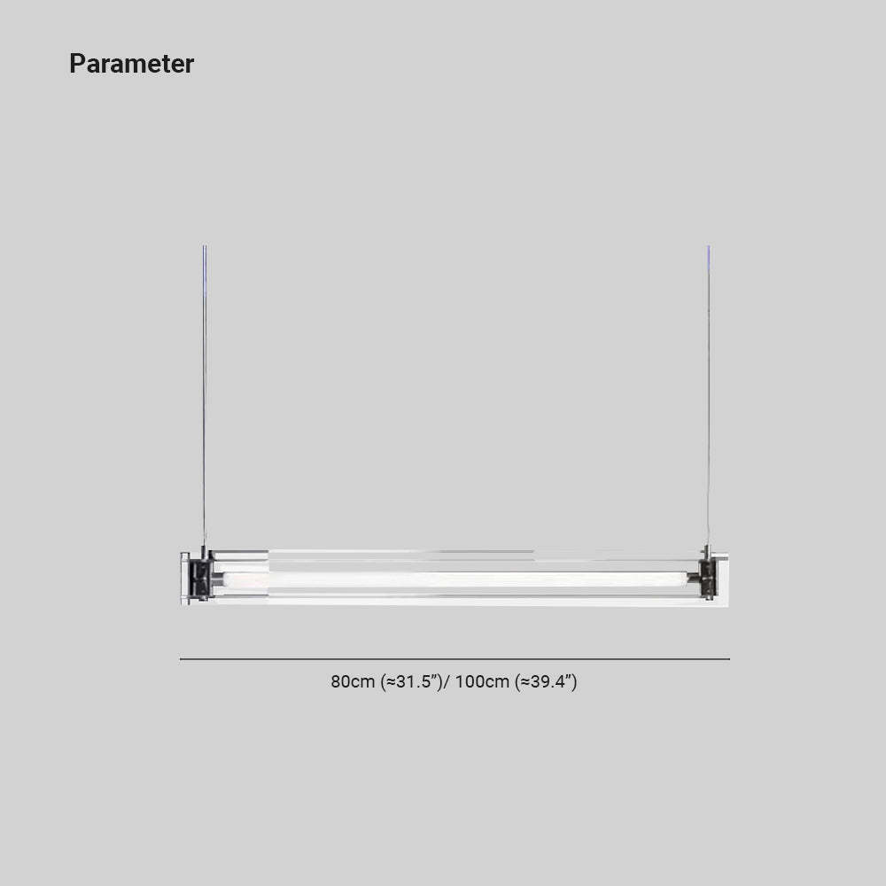 Edge Pendant Light Dimensions - 80cm/100cm