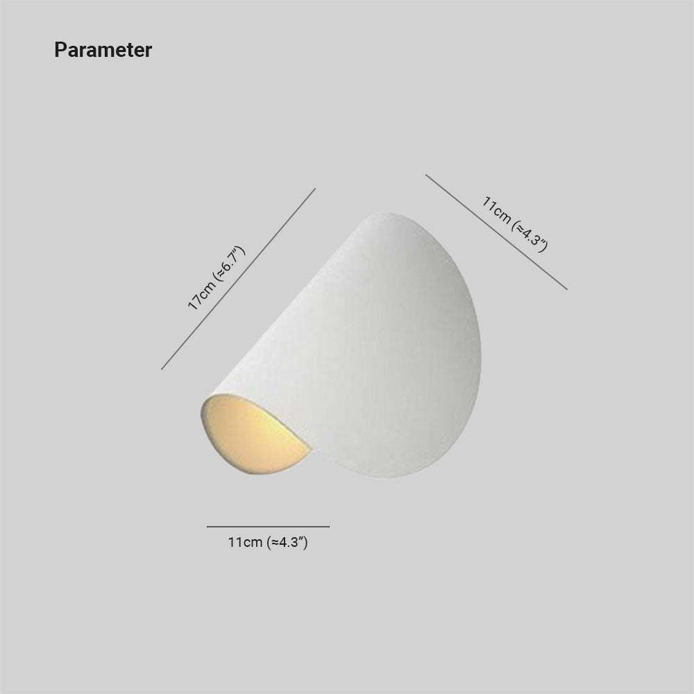 Eveline Wall Lamp Dimensions - 17cm x 11cm, Metal