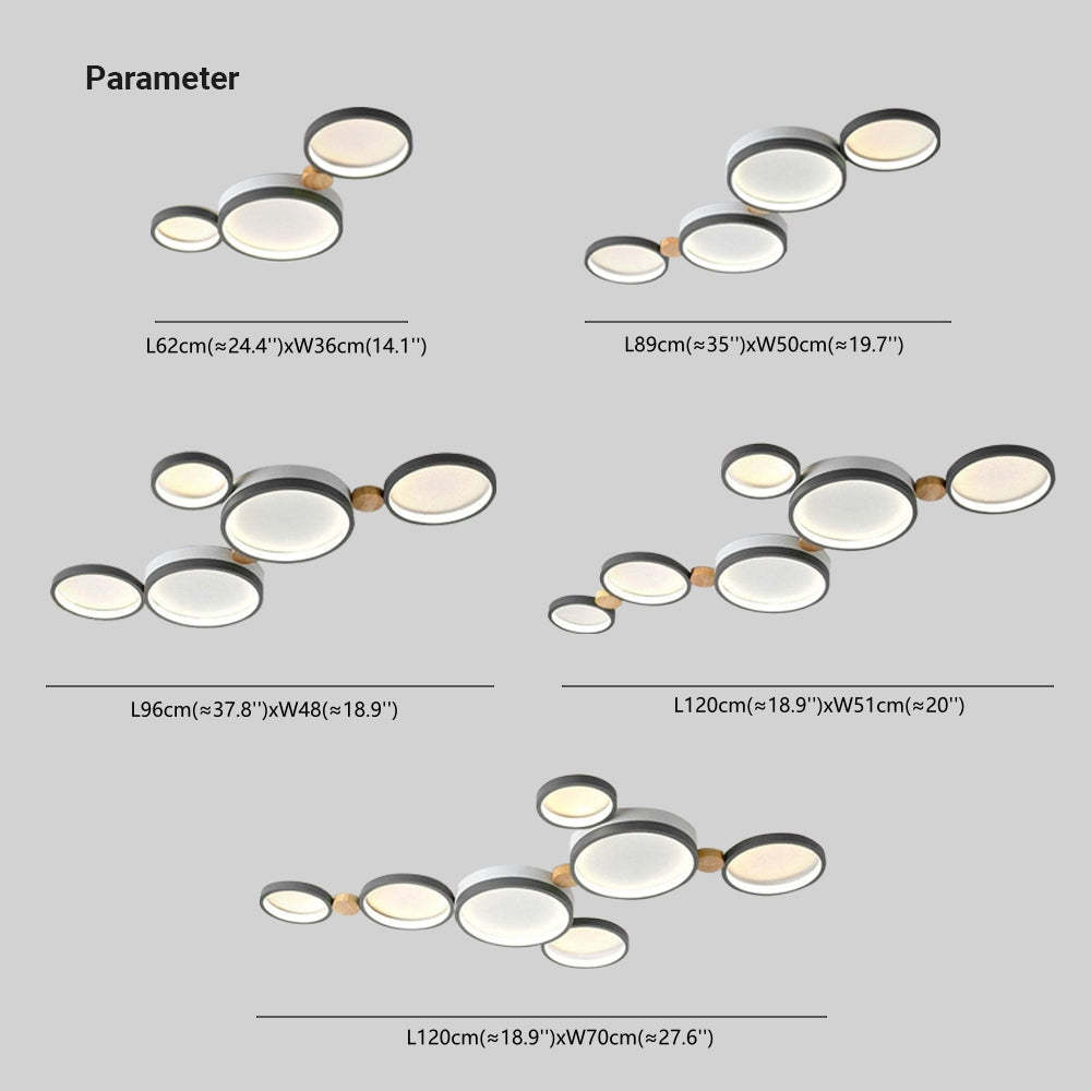 Sienna Round Flush Mount Ceiling Light Sizes
