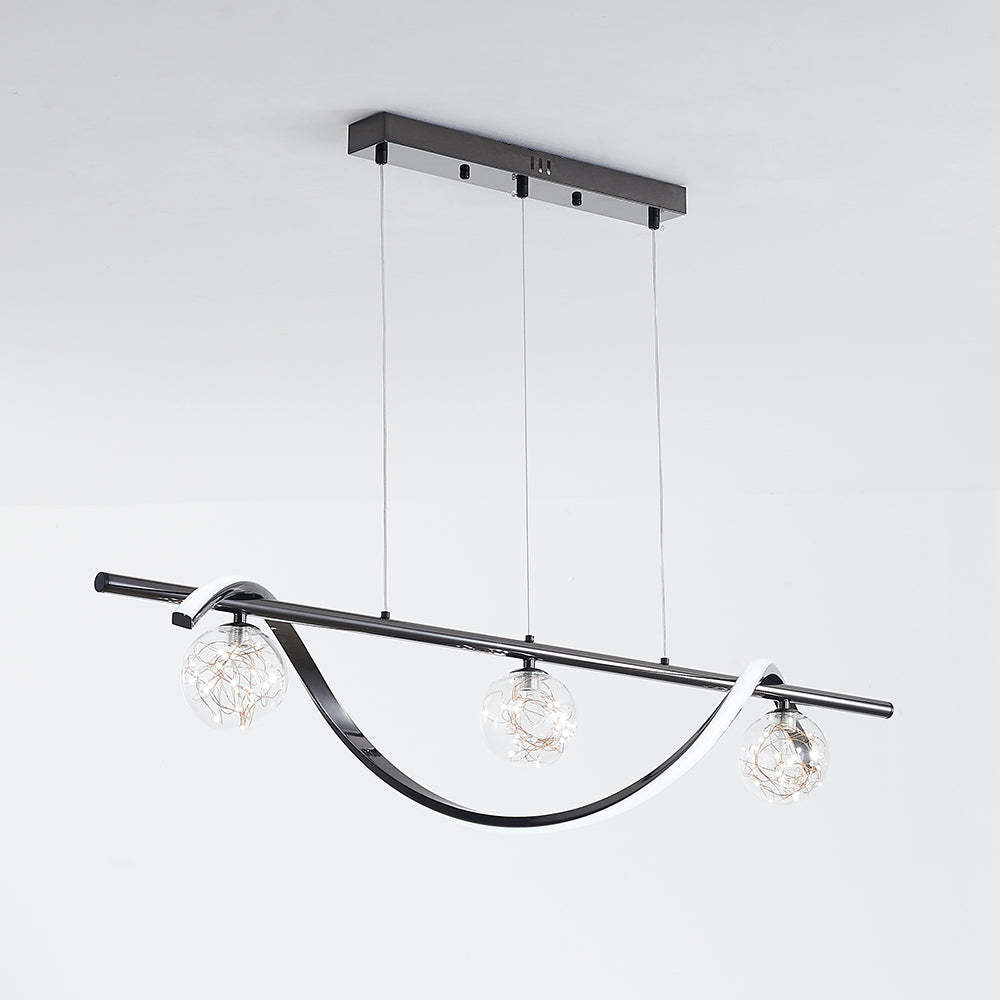 Louise Pendant Light: Modern LED Globe Lighting Fixture