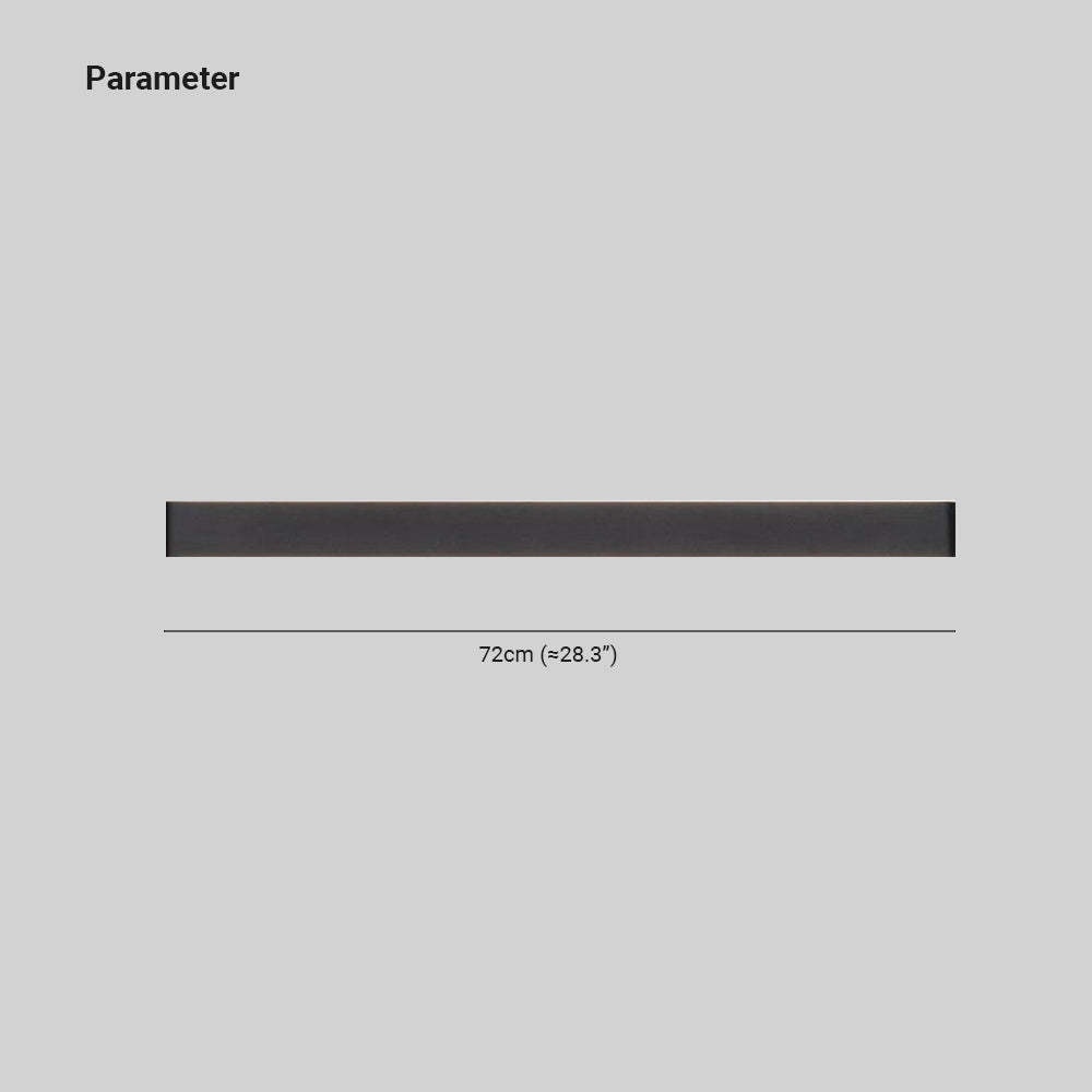 Edge Minimalist Wall Lamp dimensions: 72cm (≈28.3")