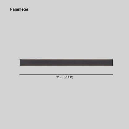 Edge Minimalist Wall Lamp dimensions: 72cm (≈28.3")