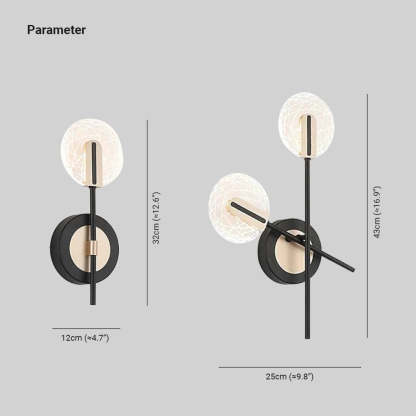 Valentina Wall Lighting Disc Modern  Bedroom