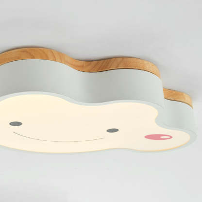 Cloud LED Ceiling Light with Smiling Face