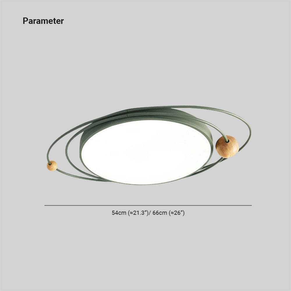 Quinn Ceiling Light Dimensions, Modern Metal and Wood Design