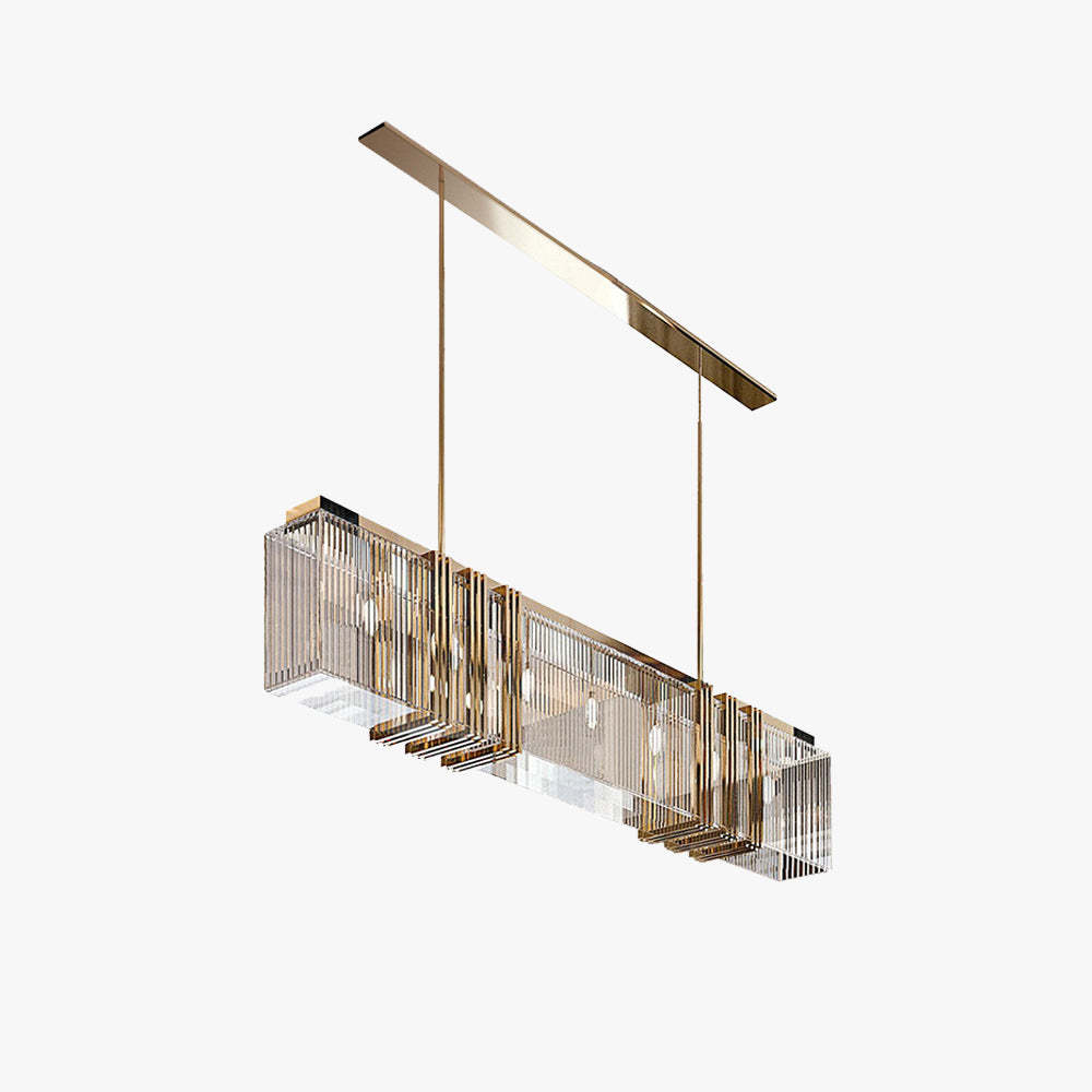 Kajetan Metal Pendant Light Luxury Rectangular Living Room
