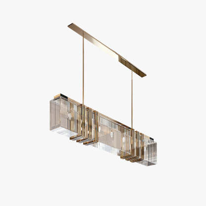 Kajetan Metal Pendant Light Luxury Rectangular Living Room