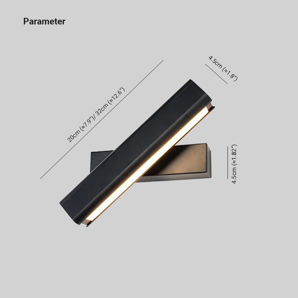 Aqsa Modern Wall Lamp Dimensions - 20cm/32cm length