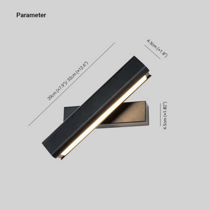 Aqsa Modern Wall Lamp Dimensions - 20cm/32cm length