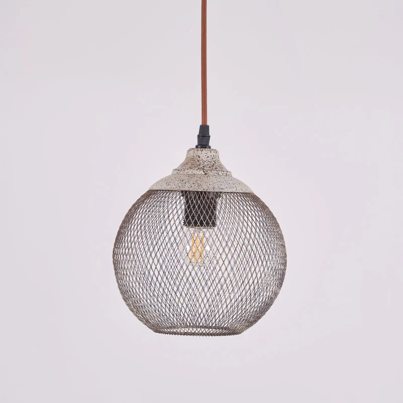 Hailie Modern Metal Rust Color Pendant Light Dining Room Bedroom