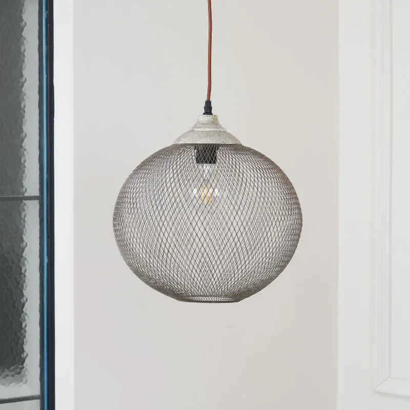 Hailie Modern Metal Rust Color Pendant Light Dining Room Bedroom