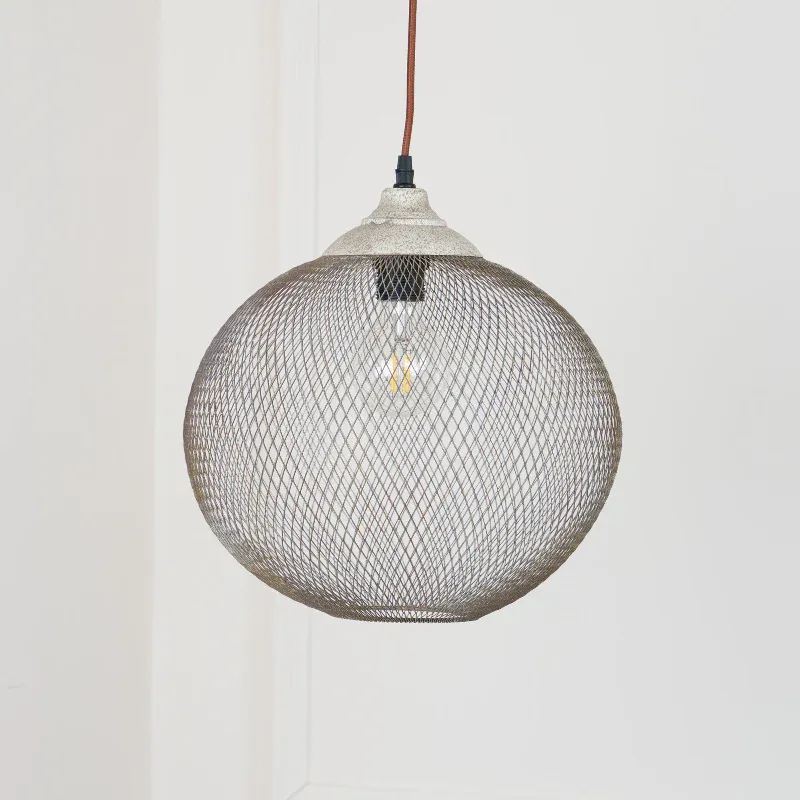Hailie Modern Metal Rust Color Pendant Light Dining Room Bedroom