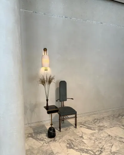 Alessio Metal Glass White Wall Lamp Dining Room Bedroom