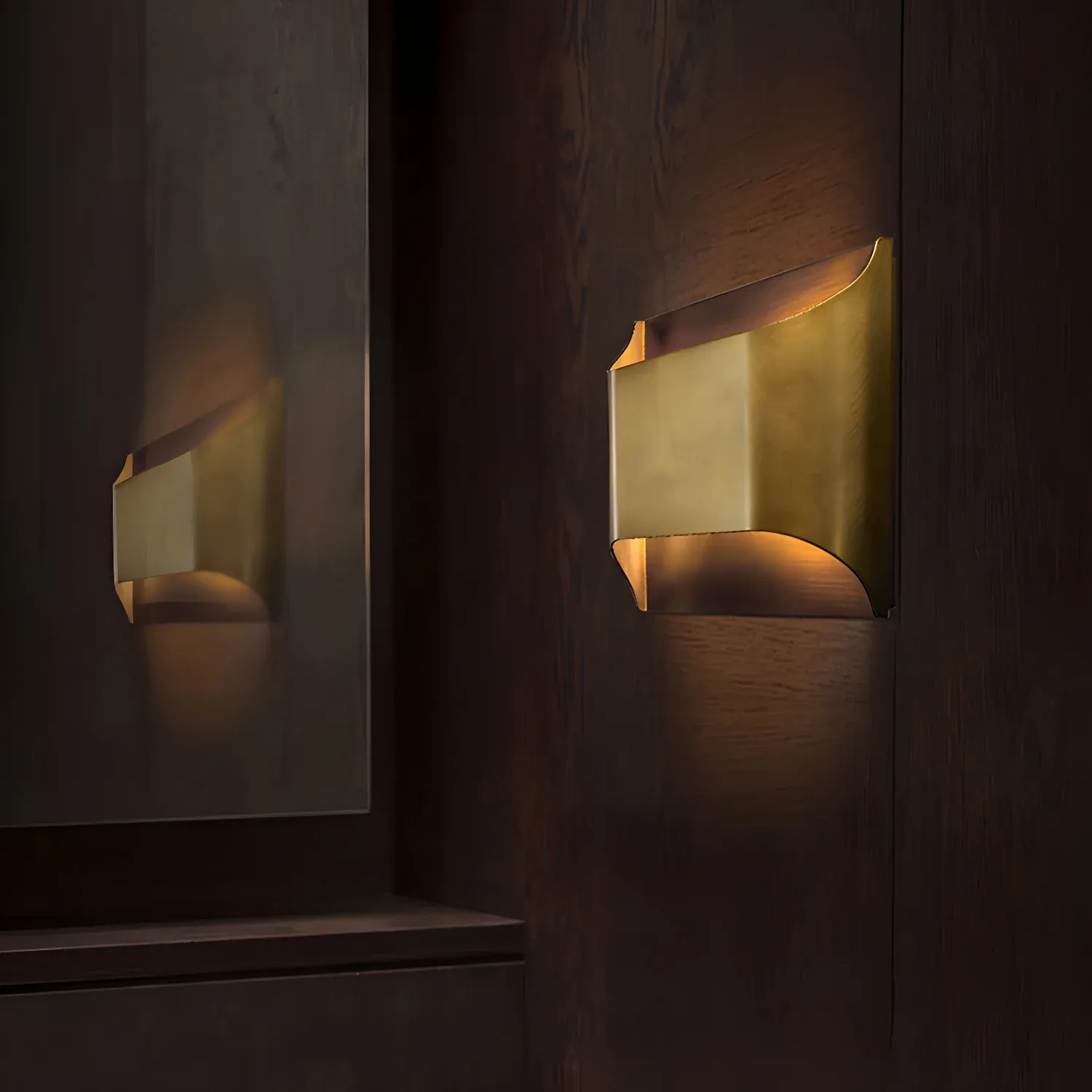 Orr Vintage Industrial Square Metal Wall Light Hallway Bathroom Bedroom