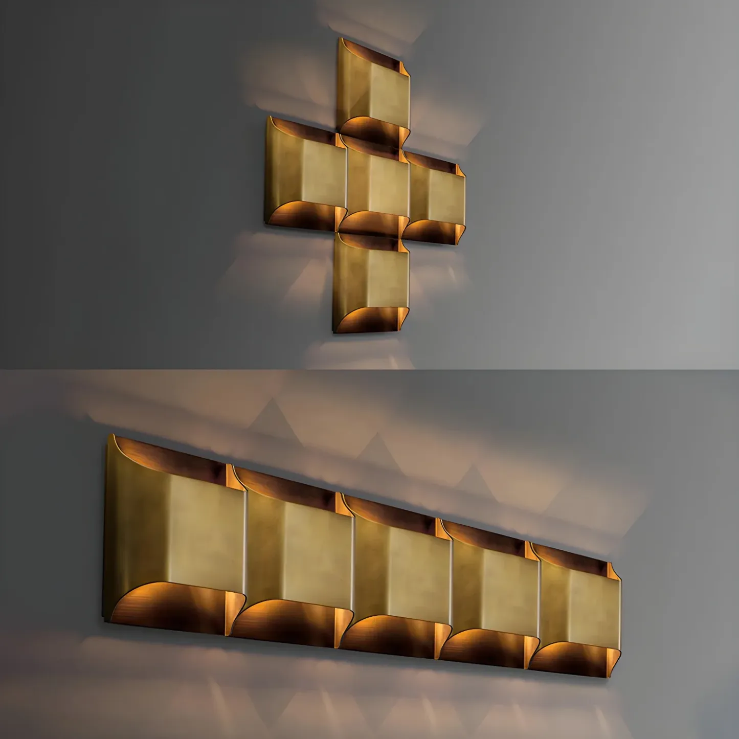 Orr Vintage Industrial Square Metal Wall Light Hallway Bathroom Bedroom