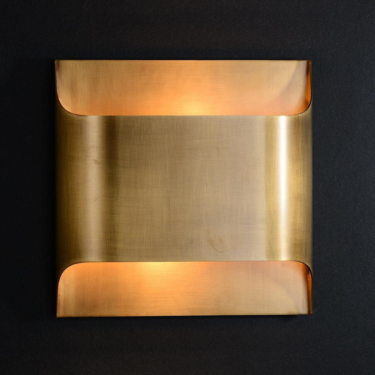 Orr Vintage Industrial Square Metal Wall Light Hallway Bathroom Bedroom