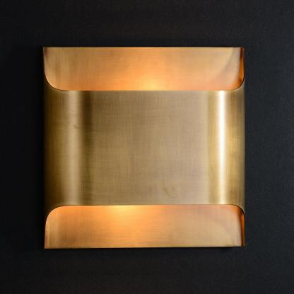 Orr Vintage Industrial Square Metal Wall Light Hallway Bathroom Bedroom