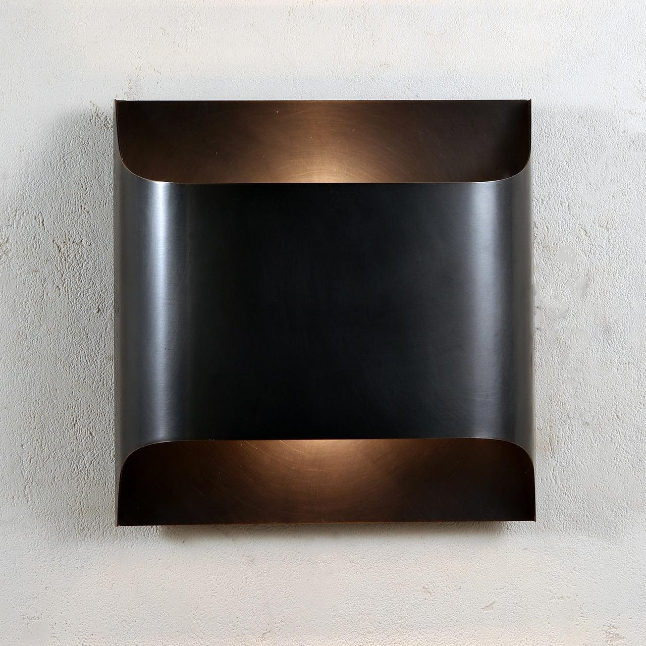 Orr Vintage Industrial Square Metal Wall Light Hallway Bathroom Bedroom
