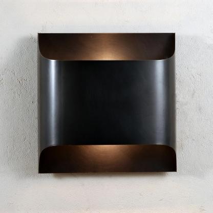 Orr Vintage Industrial Square Metal Wall Light Hallway Bathroom Bedroom