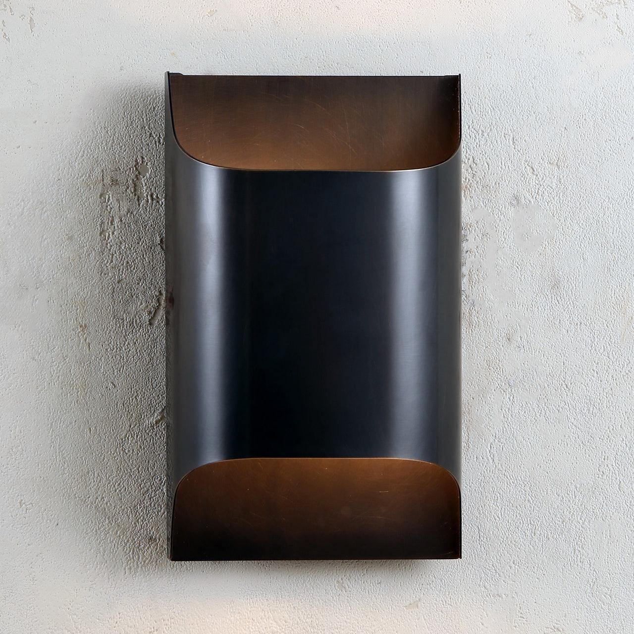 Orr Vintage Industrial Square Metal Wall Light Hallway Bathroom Bedroom