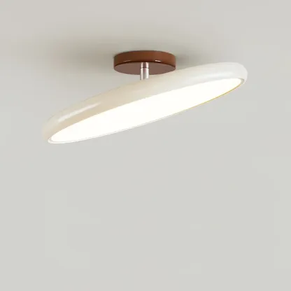 Hailie Multicolor Metal Cream Ceiling Light Bedroom Living Room