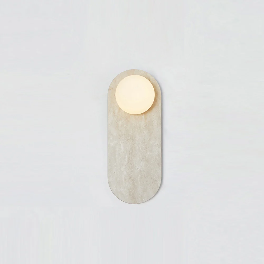 Elif Minimalism Metal Glass Wall Lamp Dining Room Bedroom