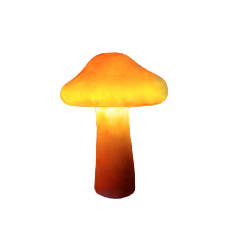 Pena mushroom outdoor light, resin, orange
