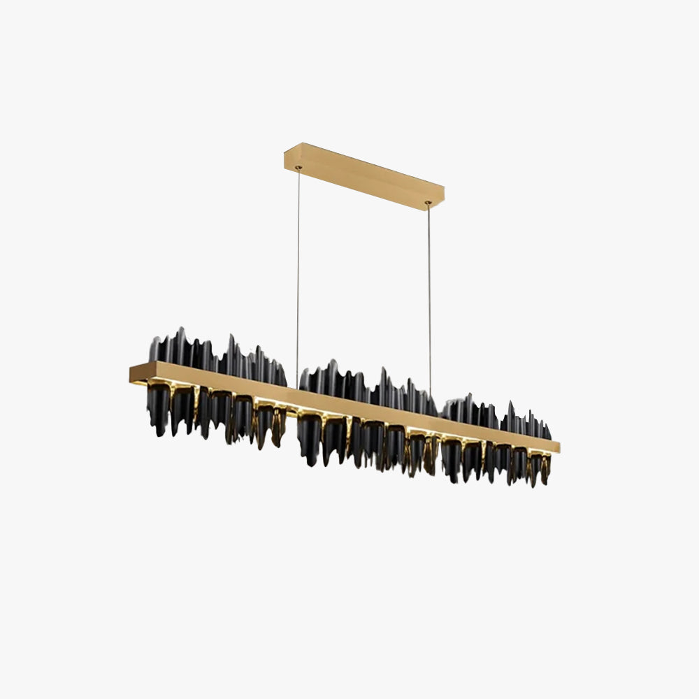 Marilyn Industrial Pendant Light - Black and Gold