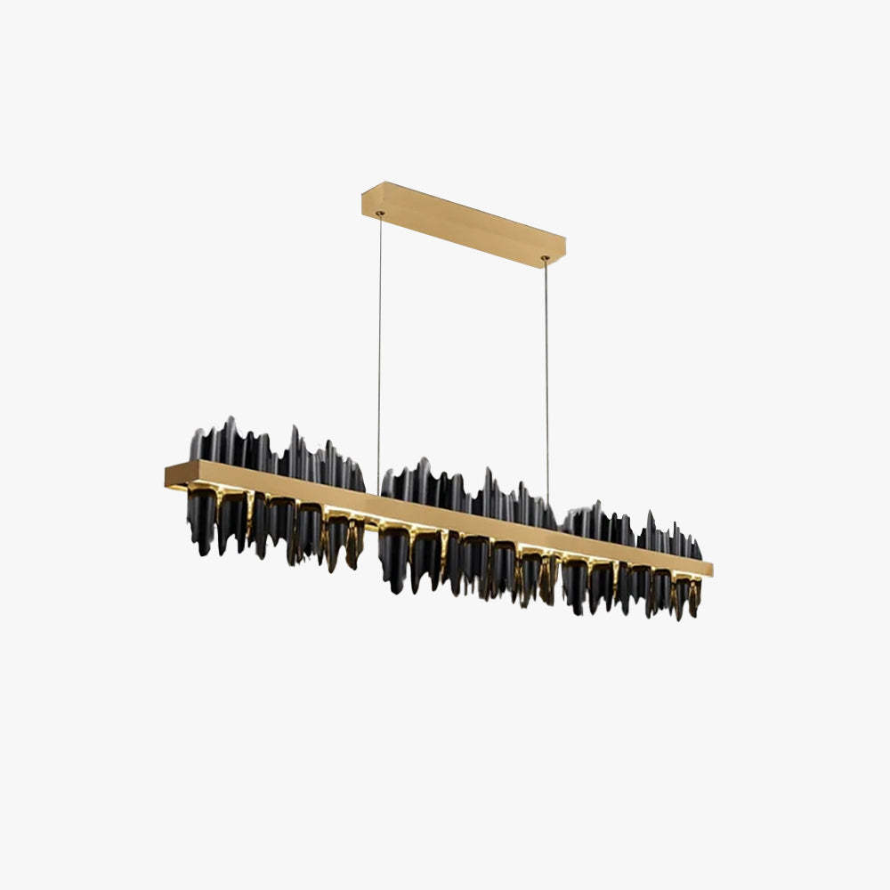 Marilyn Industrial Pendant Light - Black and Gold