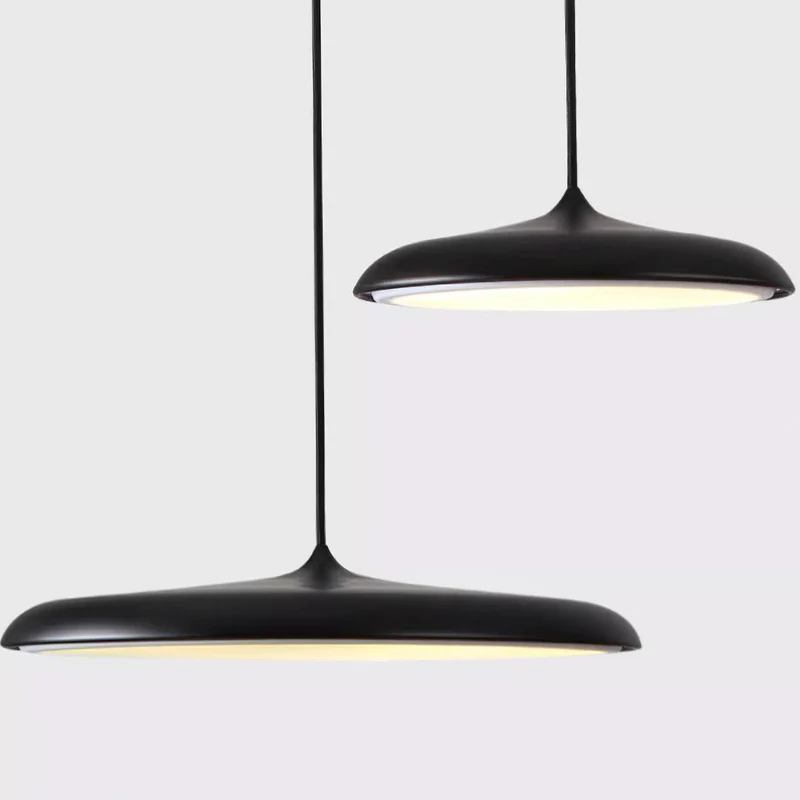 Morandi Macaron Plate Pendant Lights