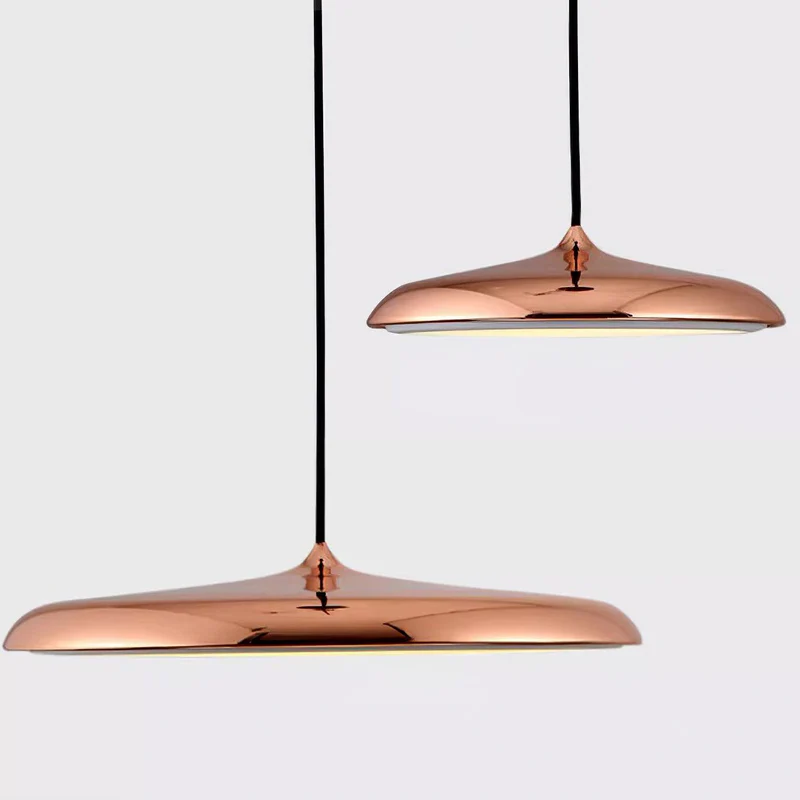 Morandi Macaron Plate Pendant Lights