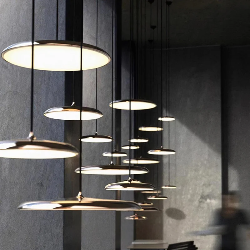 Morandi Macaron Plate Pendant Lights