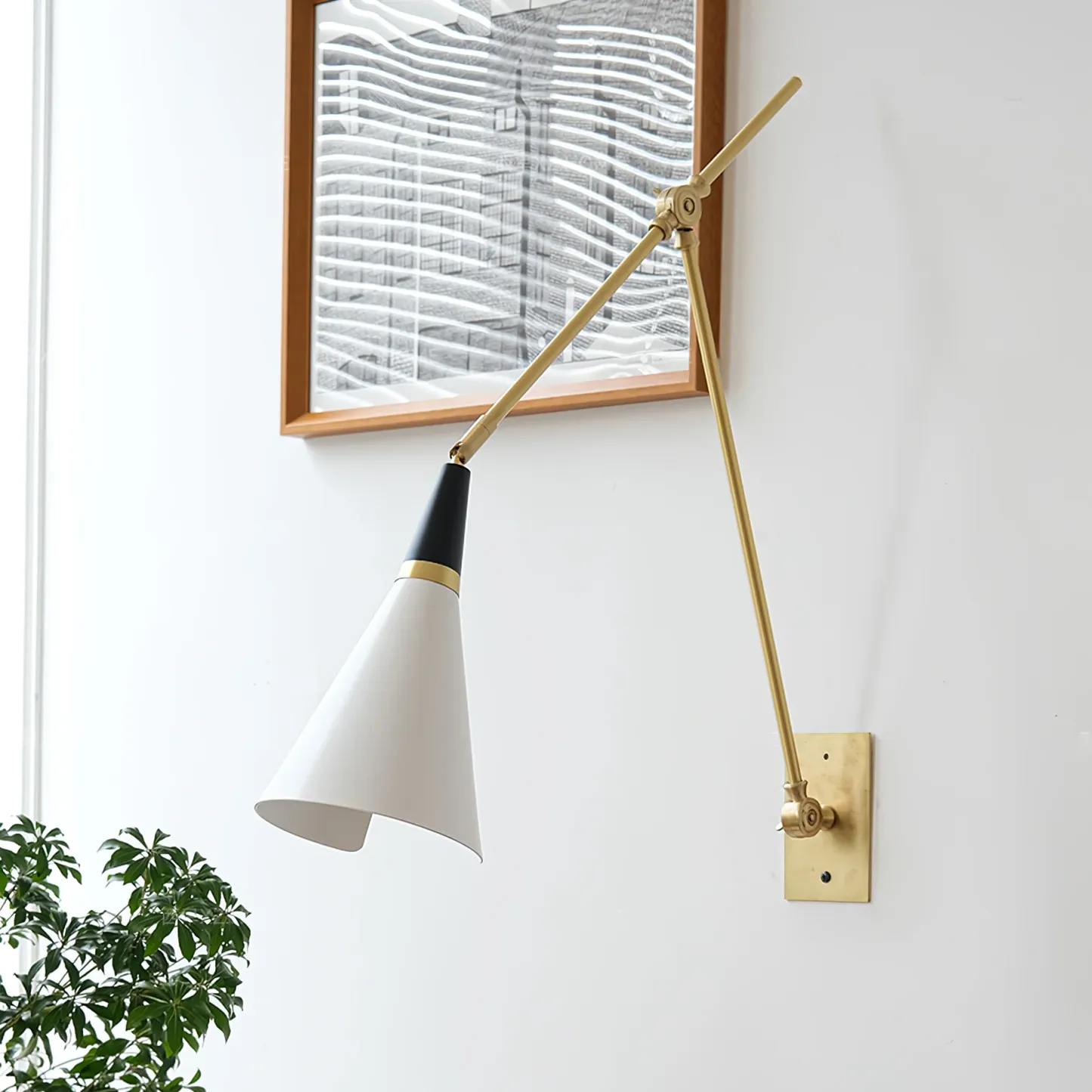 Alessio Modern Urban Metal Wall Light Living Room Bedroom Bathroom