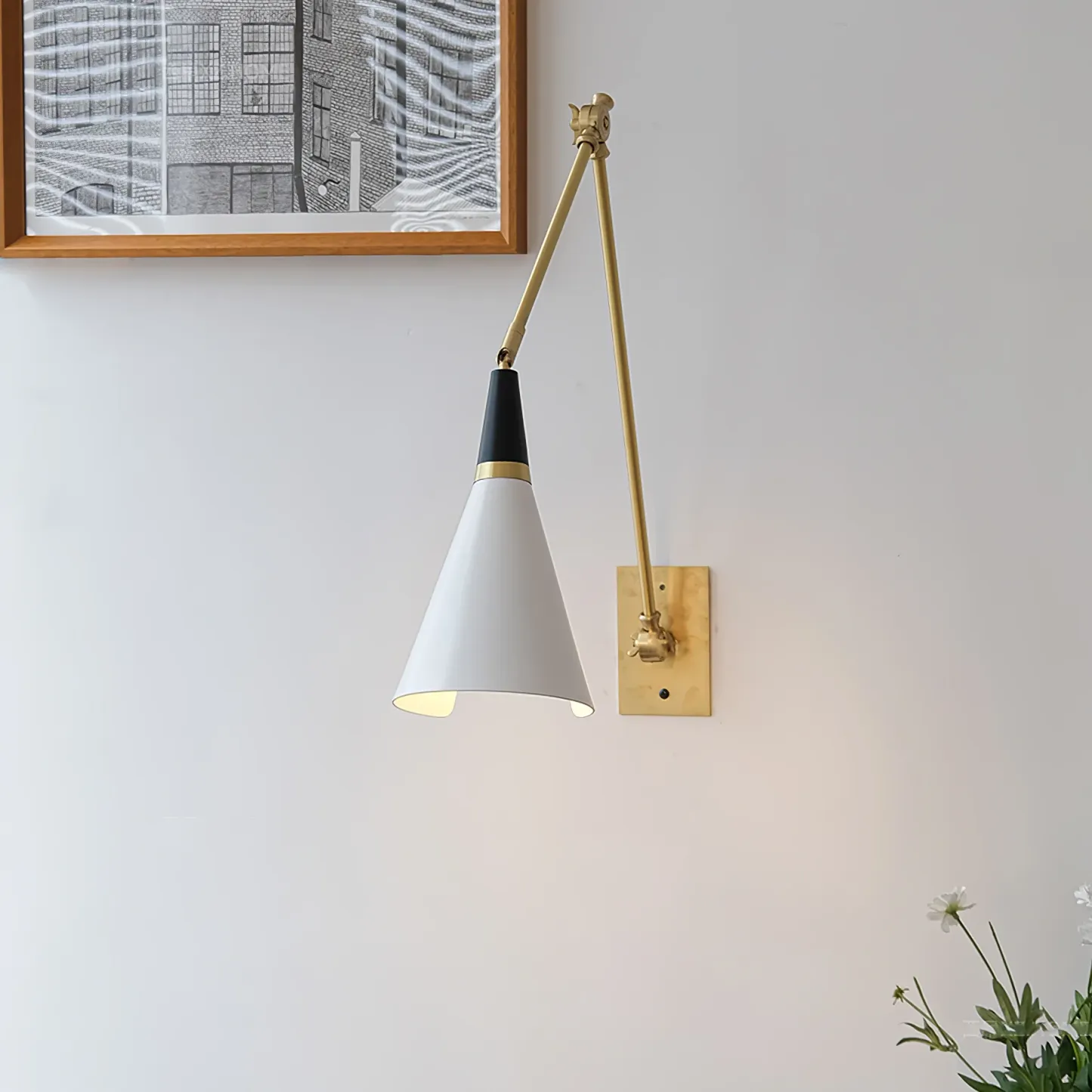 Alessio Modern Urban Metal Wall Light Living Room Bedroom Bathroom