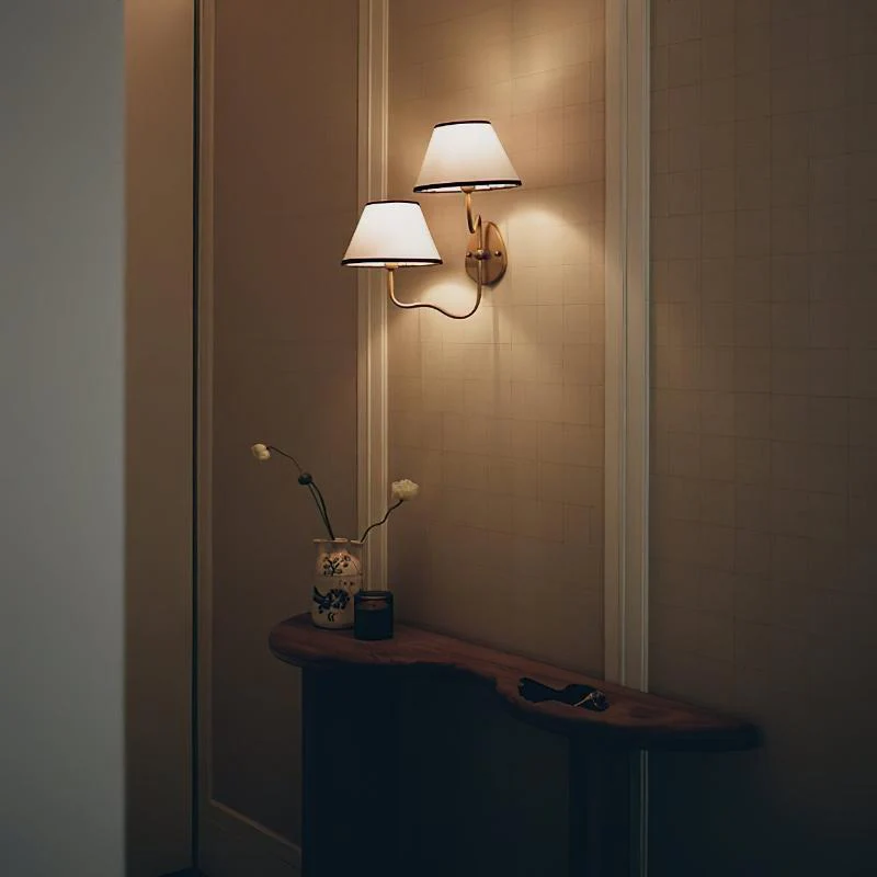 Alessio Vintage Classical Metal Wall Light Bedroom Living Room