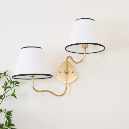 Alessio Vintage Classical Metal Wall Light Bedroom Living Room