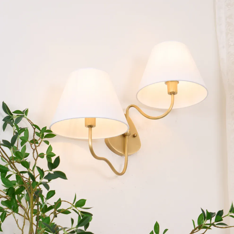 Alessio Vintage Classical Metal Wall Light Bedroom Living Room