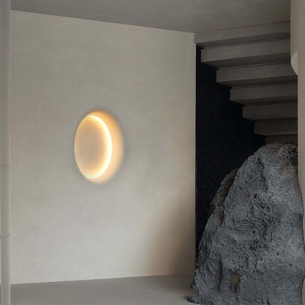 Elif Moon Wall Lamp: Modern artistic lighting Elif Decorative Moon Metal Gypsum Wall Lamp