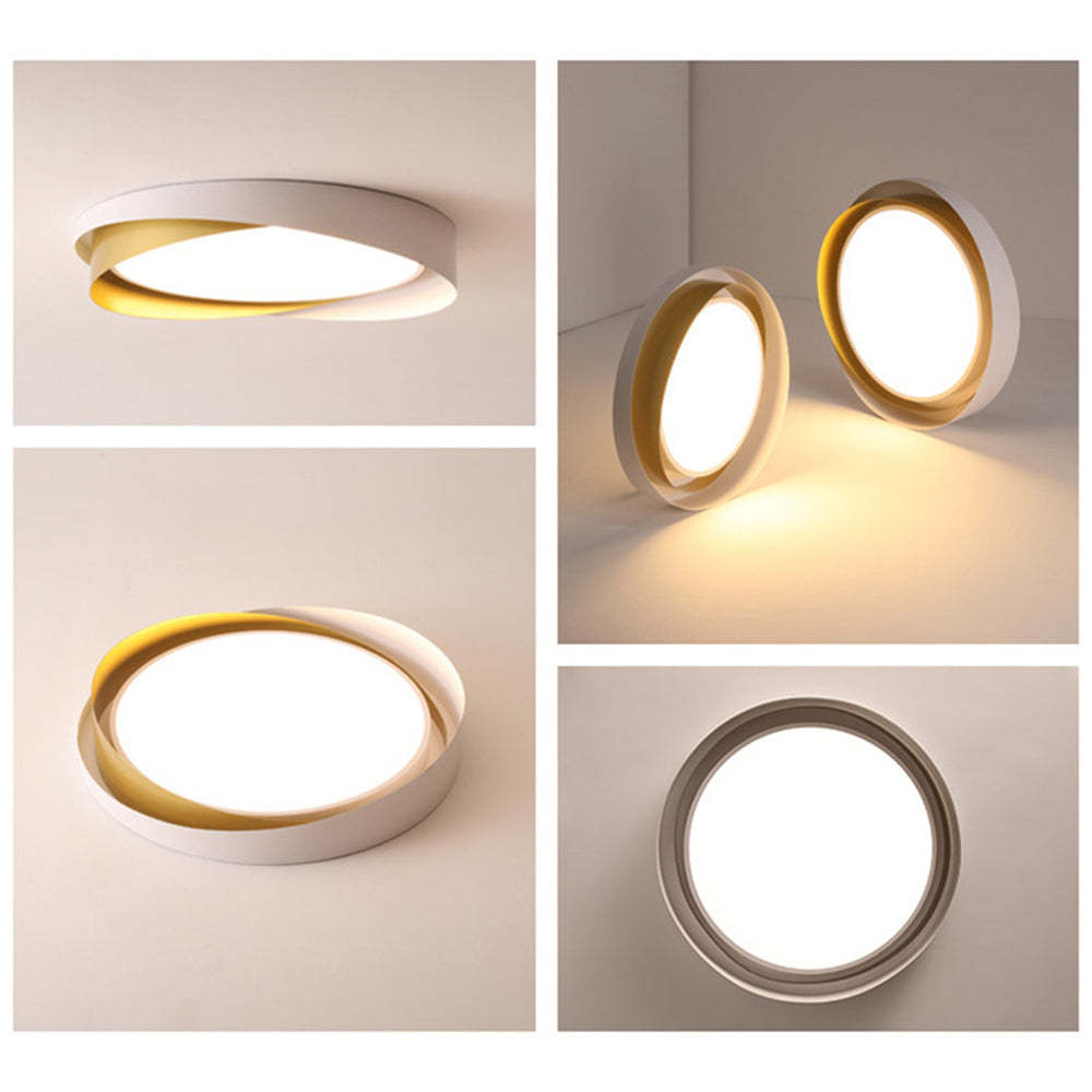 Quinn Flush Mount Ceiling Light: Geometric design