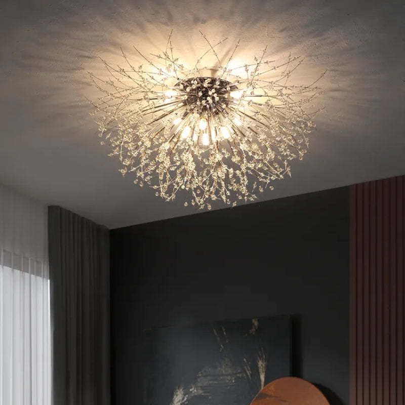 Lili Vintage Pendant Light, dandelion design, illuminating living space