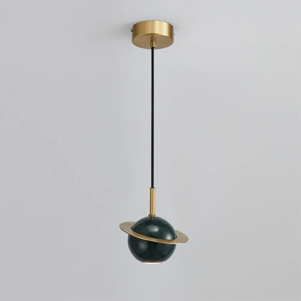 Valentina Modern Sphere Marble Pendant Light Bedroom Dining Room