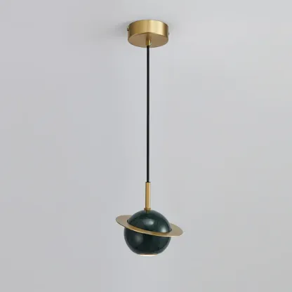 Valentina Modern Sphere Marble Pendant Light Bedroom Dining Room