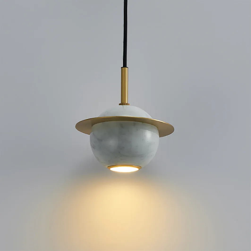 Valentina Modern Sphere Marble Pendant Light Bedroom Dining Room