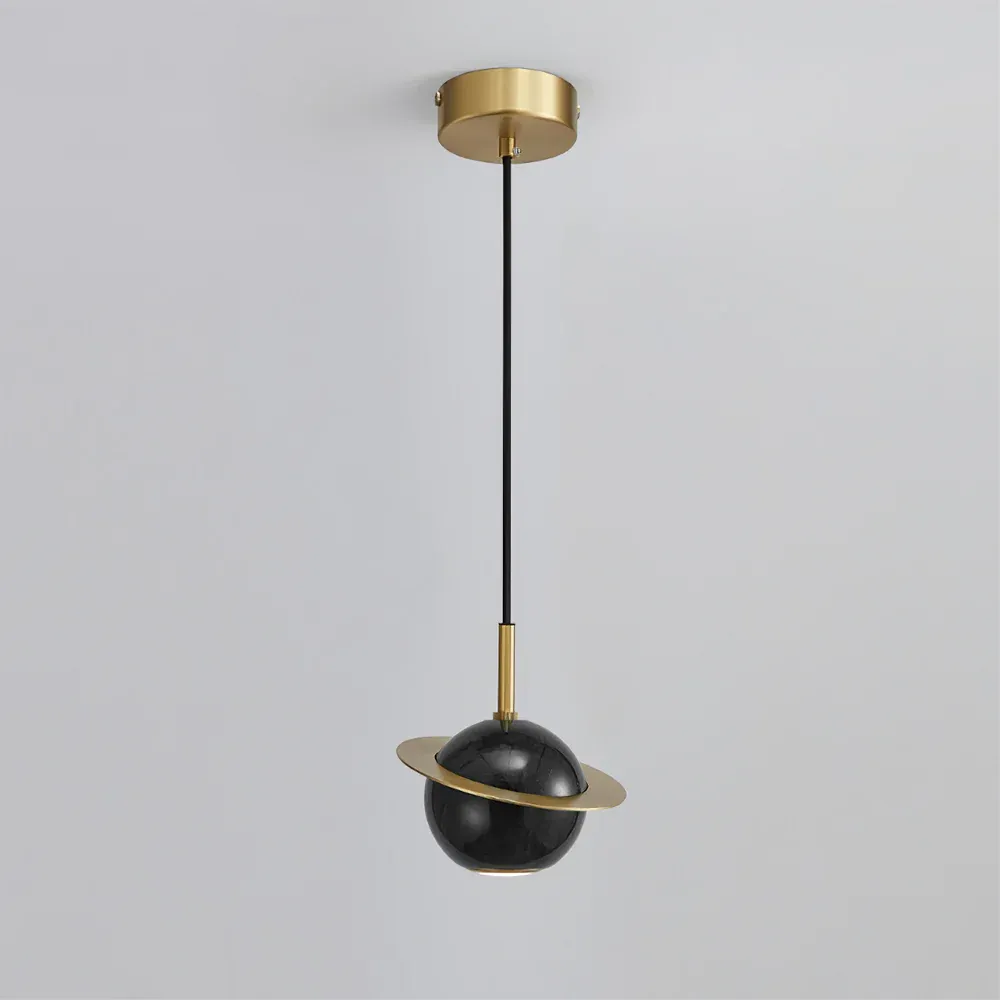 Valentina Modern Sphere Marble Pendant Light Bedroom Dining Room