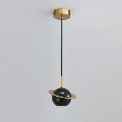 Valentina Modern Sphere Marble Pendant Light Bedroom Dining Room